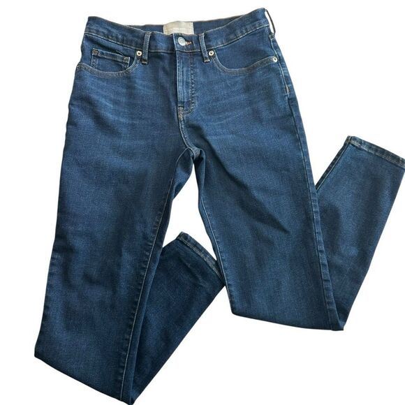 Everlane Mid-Rise Skinny Jeans in Mid Blue women’s 28 - Picture 3 of 10